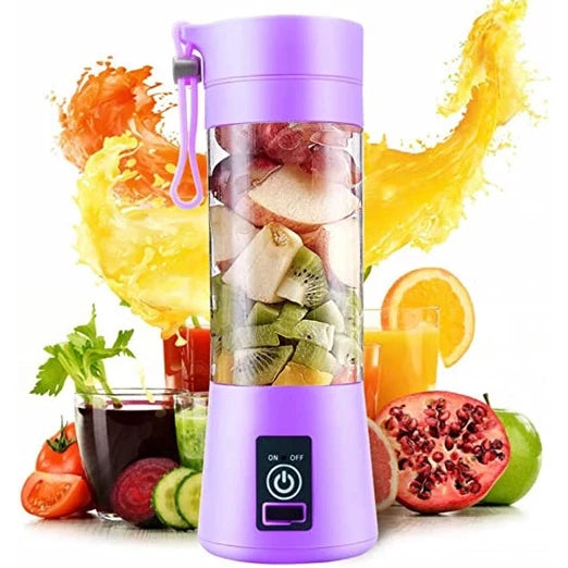 Mini licuadora portátil Shake de 6 cuchillas + cable USB