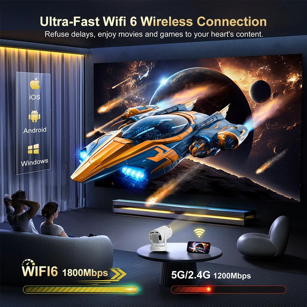 Proyector HY300 Full Hd Android +Control