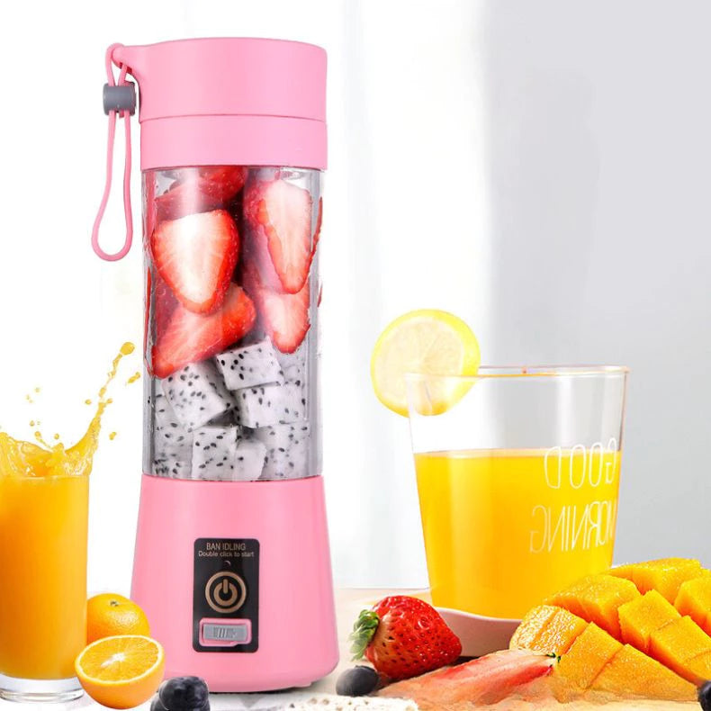 Mini licuadora portátil Shake de 6 cuchillas + cable USB