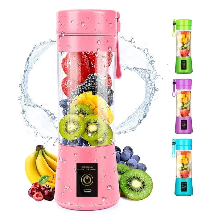 Mini licuadora portátil Shake de 6 cuchillas + cable USB