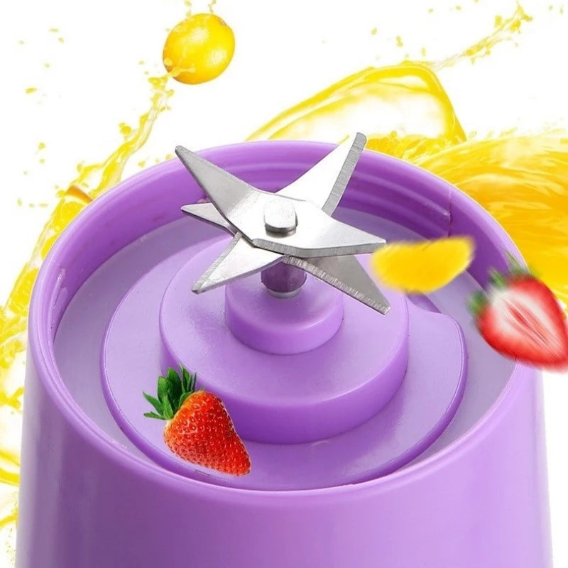Mini licuadora portátil Shake de 6 cuchillas + cable USB