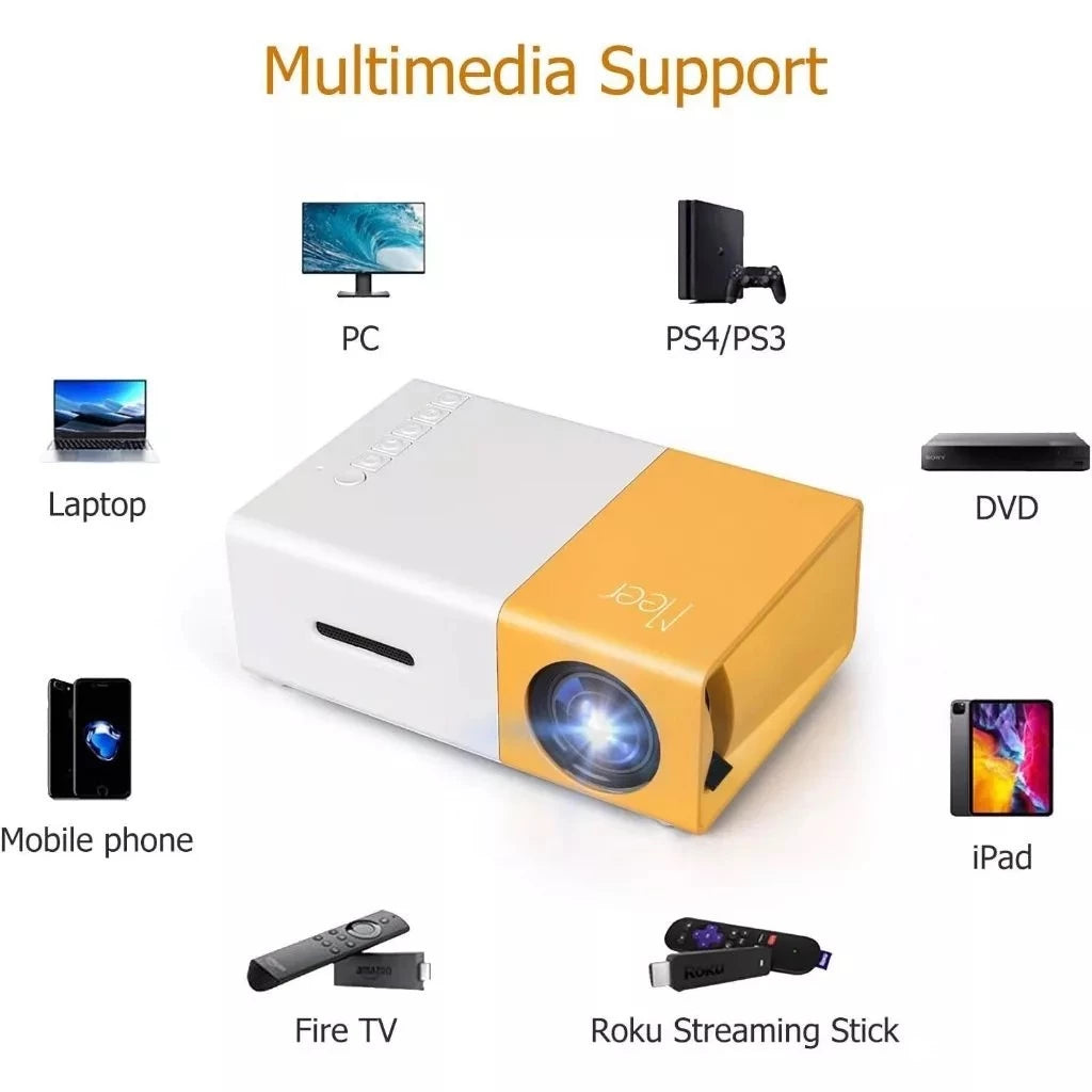 Mini Proyector Led Portatil Yg 300